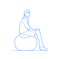 Furniture Poufs Spherical Sketch Style Svg Vector, Free Vectors File